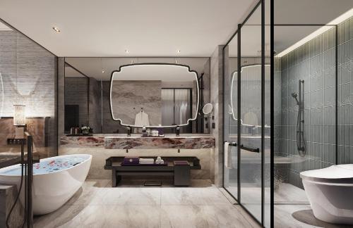 Et badeværelse på HUALUXE Hotels and Resorts Xianyang