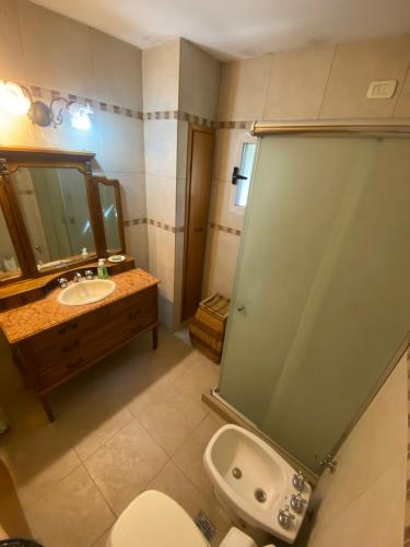 Koupelna v ubytování Casa