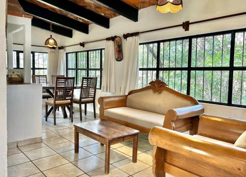 Χώρος καθιστικού στο Quinta Los Vela