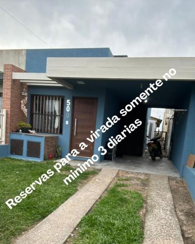 Bygningen som feriehuset ligger i