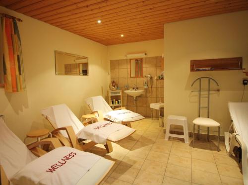 Koupelna v ubytování Vronis Waldhaus ADULTS ONLY