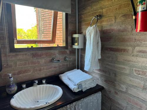 Et badeværelse på Cabañas El Atalaya