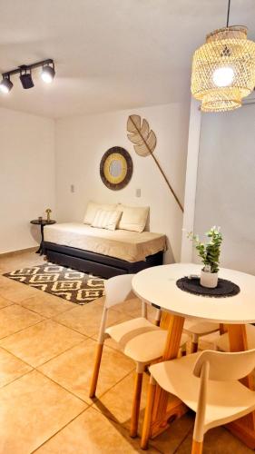 Posezení v ubytování La Riviera CÁRCANO