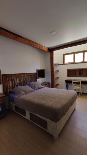 Postel nebo postele na pokoji v ubytování Casa container