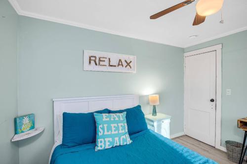 Ένα ή περισσότερα κρεβάτια σε δωμάτιο στο Blue Chill