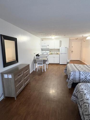 Køkken eller tekøkken på The Grand Beach Inn