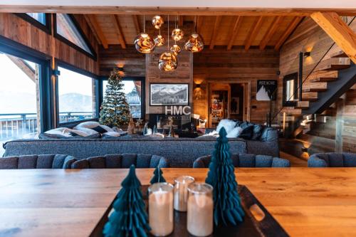 1712 skis au pieds jacuzzi et vue panoramique