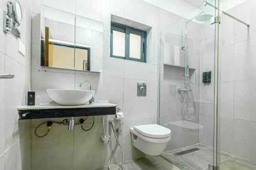 Phòng tắm tại Arbor Boutique Hotel