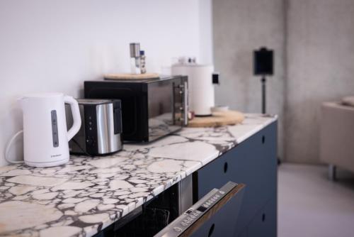 Køkken eller tekøkken på Spreeblick Studio