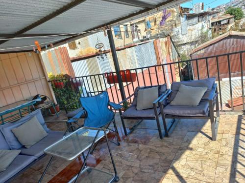 En balkon eller terrasse på CASA Donde LOUISA SANCHEZ