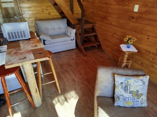 Ein Sitzbereich in der Unterkunft Refúgio Serrano