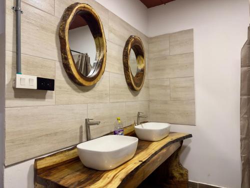 Et badeværelse på Totos House