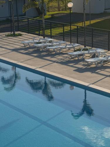 Bazén v ubytování Pousada Aero Sofiste nebo v jeho okolí