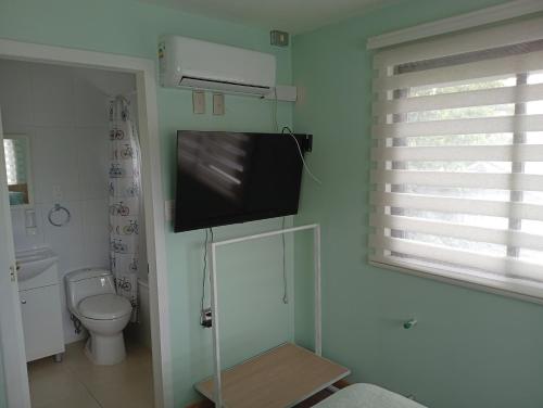 Koupelna v ubytování Loft Central