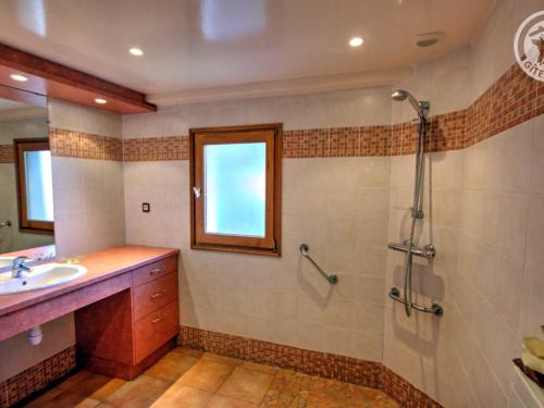 Et badeværelse på Gîte paisible 5 pers, animaux admis, Provence - FR-1-496-102