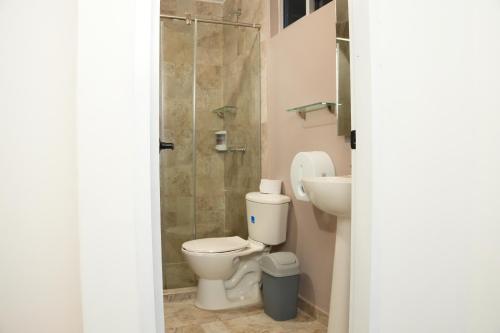 Koupelna v ubytování Hermosa Habitación cerca al Centro histórico