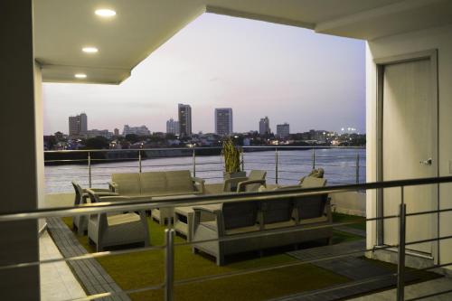 Posezení v ubytování Hermosa Habitación cerca al Centro histórico