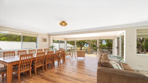 Et opholdsområde på Beach Point - Wifi, Pet Friendly & Airconditioned