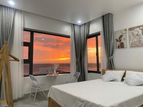 Postel nebo postele na pokoji v ubytování Aloha Homestay - Đảo Phú Quý