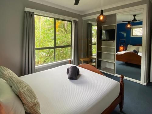 Postel nebo postele na pokoji v ubytování KiteSurf House