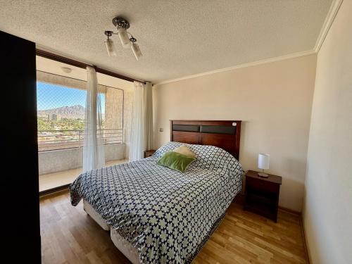 Postel nebo postele na pokoji v ubytování Departamento A pasos de casino Antay