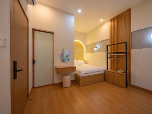 En eller flere senge i et værelse på Bali homestay