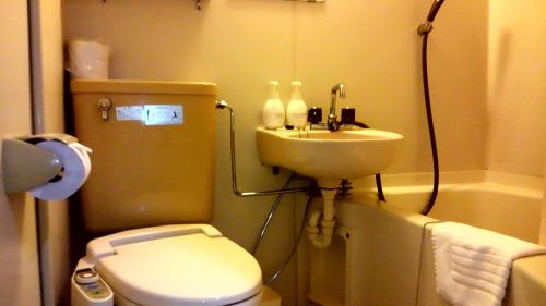 Kylpyhuone majoituspaikassa Hotel Hitachi Hills