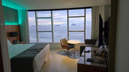 En eller flere senge i et værelse på Hotel Nacional