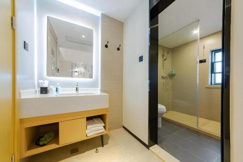 Koupelna v ubytování City Comfort Inn Wuhan Ikea