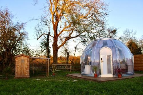 Zahrada ubytování Maison Thalène - La Bulle