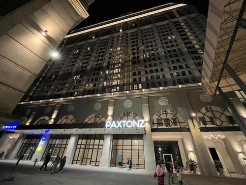 a large building with a sign in front of it at Paxtonz Premium Studio-IKEA,One Utama,Hextar World-Damansara KL in Petaling Jaya