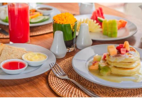 Jídlo v vily nebo okolí