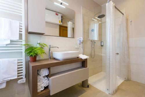 Phòng tắm tại Domus Fabia - Rooms & Apartments