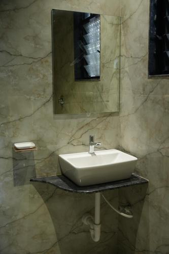 Et badeværelse på Hotel Nature's Nest