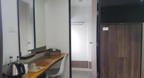 Kuchyň nebo kuchyňský kout v ubytování Veethara boutique hotel