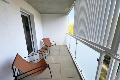 Appartement neuf, tv, wifi, clim, parking gratuit