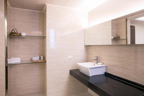 Ванная комната в Huang Shin Business Hotel-Chung Kang