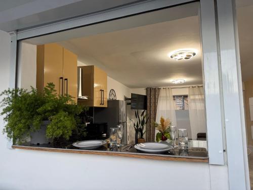 Η κουζίνα ή μικρή κουζίνα στο Madikera Resort Beach Near