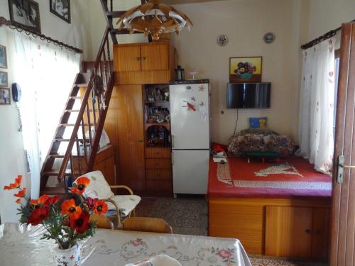 Kuchyň nebo kuchyňský kout v ubytování Stamatia's House