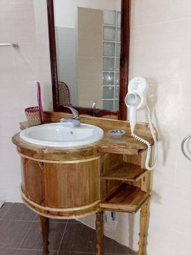 Koupelna v ubytování Green Garden Lodge