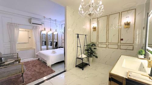 Et badeværelse på A In Hotel Glamour