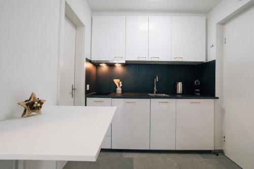 Kuchyň nebo kuchyňský kout v ubytování Casa Laret 6