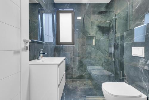 Koupelna v ubytování Art Boutique