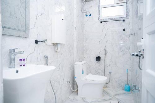 Koupelna v ubytování Horizon Aden