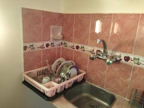 Et badeværelse på Roma Guest house