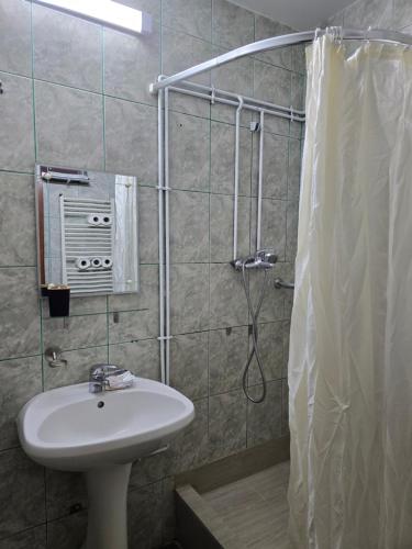 Phòng tắm tại Pensiune Supca