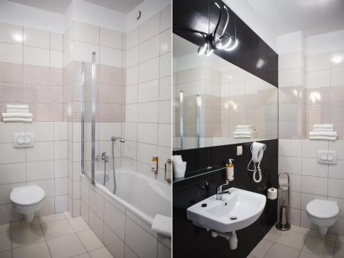Kúpeľňa v ubytovaní Hotel Cztery Pory Roku