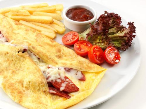 Mad på bed and breakfast-stedet eller i nærheden