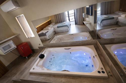 Phòng tắm tại Pousada Charmosa Lua Nova Pipa