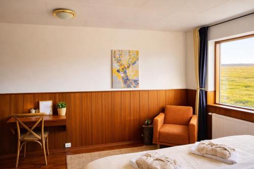 Uma cama ou camas num quarto em Hotel Brú countryside